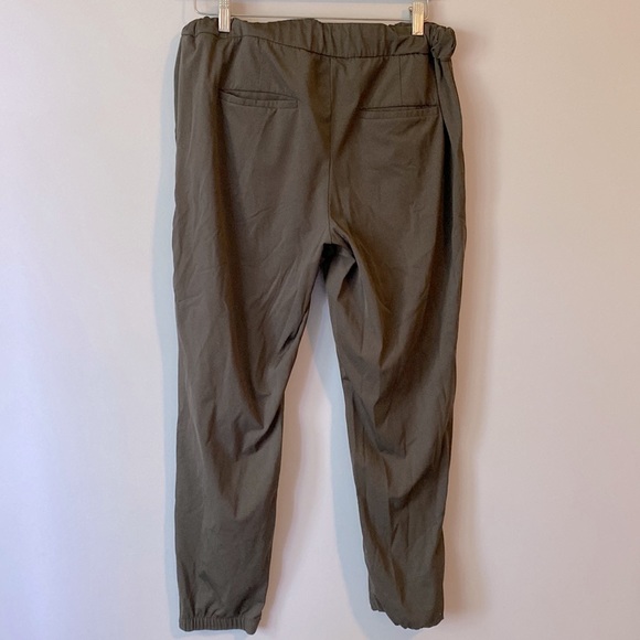Camber & Grace elastic waist drawstring casual olive green pants - large - Picture 4 of 16